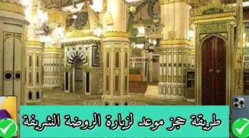 حجز موعد الروضة الشريفة 2026 « الآلية الرسمية عبر تطبيق نسك المعتمد